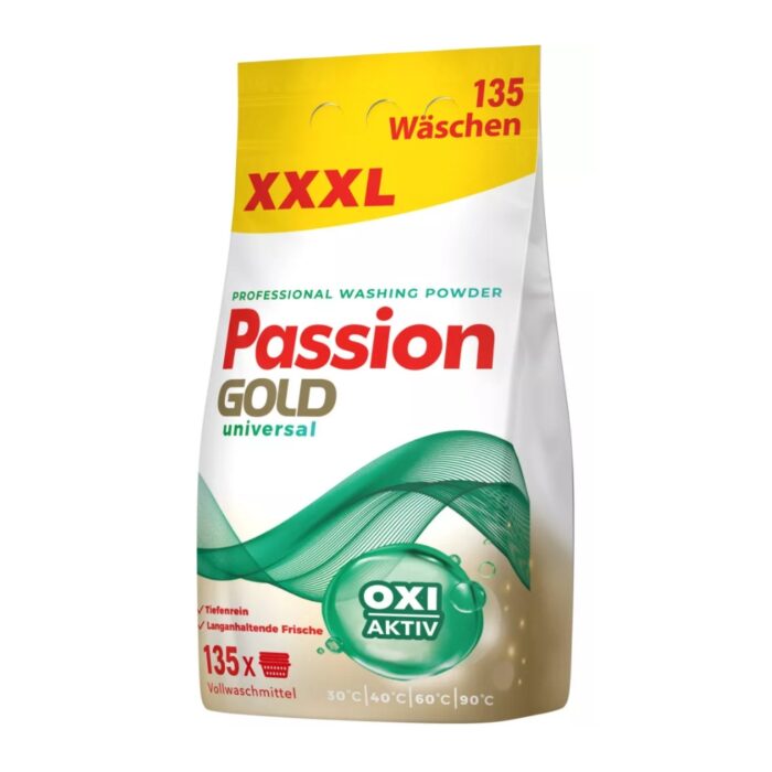 Passion Gold Univerzális Mosópor – 8,1 kg (135 mosás)